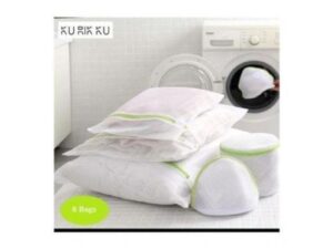 5‑pcs washing machine protective mesh laundry bag set